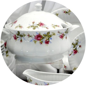 003 WAZA 2500 RÓŻA IWONA CHODZIEŻ PORCELANA