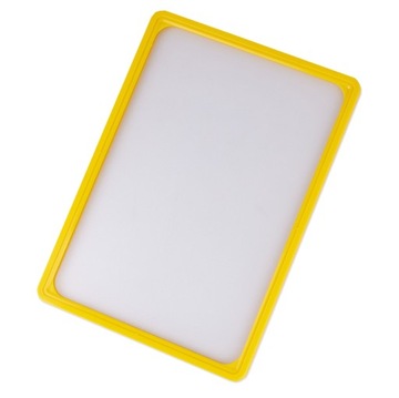А4 ЖЕЛТАЯ МАГНИТНАЯ РАМКА ДЛЯ ПОСТЕРА + КАРМАН