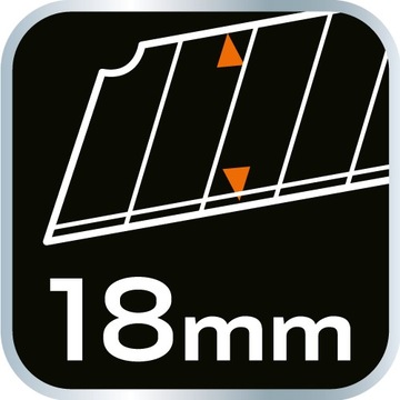 Нож TAPECIAK NEO со складным лезвием 18 мм, винтовым замком