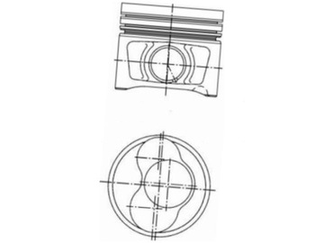 KOLBENSCHMIDT 40409600 PÍST