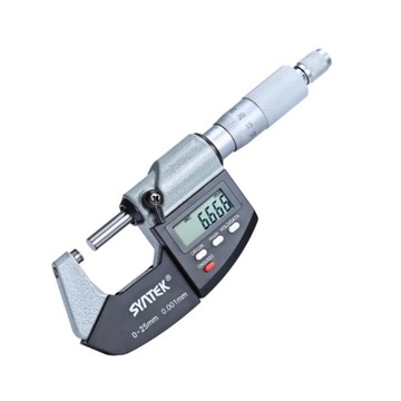 MIKROMETR 0~25mm 0,001mm ZEWNĘTRZNY ELEKTRONCZNY CYFROWY