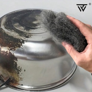 Wata polerska do polerowania metalu 250g Wełna stalowa - wydechy kolektory