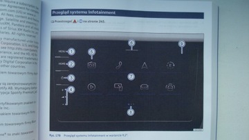 VW Touran II 2015 - Руководство на польском языке для VW Touran 2023 года, красочное!