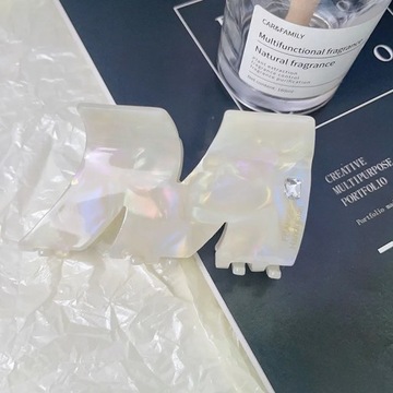 Korean New Creative Design M-Shape Forest Hair Clip Claw Simple Acetic