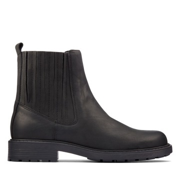Botki damskie wsuwane Clarks Orinoco czarne 41.5