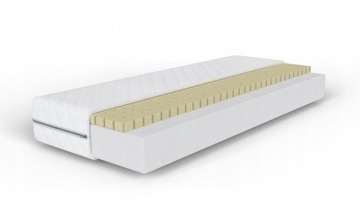 Materac LATEKSOWY 12cm z pokrowcem pikowanym 160x70