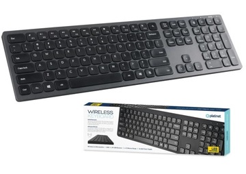 ТОНКАЯ ОСТРОВНАЯ КЛАВИАТУРА, ПЛОСКАЯ, БЕСПРОВОДНАЯ, ТИХАЯ, НИЗКИЕ КНОПКИ