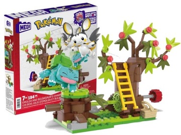MEGA CONSTRUX KLOCKI 194 el POKEMON EMOLGA I BULBASAUR