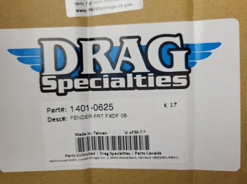 HARLEY DAVIDSON DYNA FAT BOB FXDF 08+ ПЕРЕДНЕЕ КРЫЛО