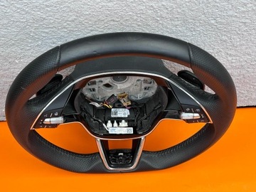 SKODA OCTAVIA IV РУЛЕВОЕ КОЛЕСО КОЖАНЫЕ ЛЕЗВИЯ С ПОДОГРЕВОМ ОРГ.