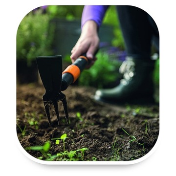 Садовая мотыга с вилкой для обработки почвы Quikfit