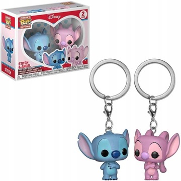 2szt.FUNKO POP Stitch&Angel Brelok do kluczy
