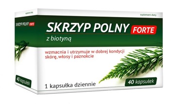 Skrzyp Polny Forte z biotyną 40 kapsułek MBM