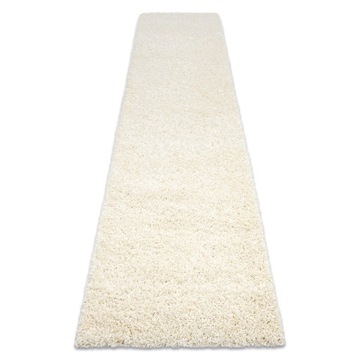 DYWAN SOFFI shaggy 60x250 cm gruby KREMOWY #AF175