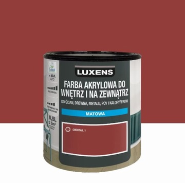Emalia akrylowa 0.5 l Cocktail 1 Matowa Luxens