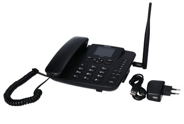 Проводной телефон с SIM-картой Maxcom MM41D RADIO