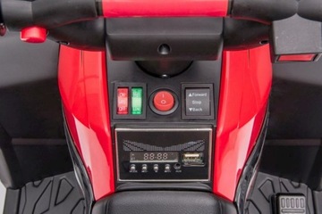 квадроцикл с аккумулятором 12 В 2x45 Вт с дистанционным управлением