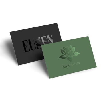 Визитки выпуклые 350г мягкая фольга с 3D УФ лаком, двусторонние, 250 шт.