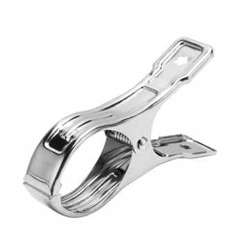 klips uchwyt duży metalowy spinacz klamra metalowa zacisk ścisk stal stali