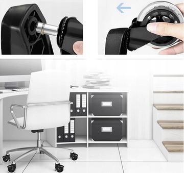 5 шт.КОЛЕСА ДЛЯ КАЧАЮЩЕГОСЯ КРЕСЛА РЕЗИНОВАЯ СИЛИКОНОВАЯ РЕЗИНА 11мм