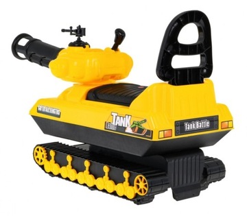 Коляска для катания Танк Стрельба из пушки Вращающаяся башня Вещевой отсек Горшок