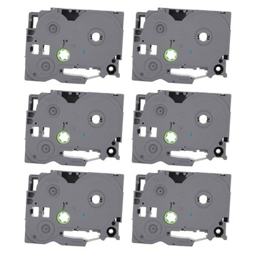 ЛЕНТА ДЛЯ ПРИНТЕРА ЭТИКЕТОК TZC231 12ММ 6 ШТ.