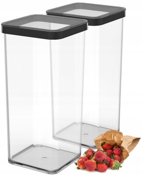 POJEMNIK ROTHO LOFT 1,5 L PRZEZROCZYSTY 2 SZTUKI