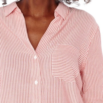 РУБАШКА WRANGLER В ПОЛОСКУ ГОРЬКО-СЛАДКИЙ КРАСНЫЙ W5R4TIXBO XS