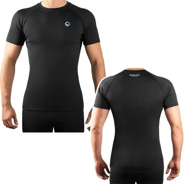 Rashguard męski z krótkim rękawem Ground Game Essential Logo r. XL