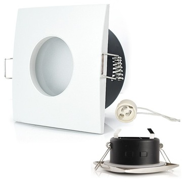 Oprawka do sufitu oczko metalowe LED+gniazdo GU10