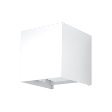 Kinkiet LUCA biały/aluminium LED IP54 nowoczesny do Sollux led