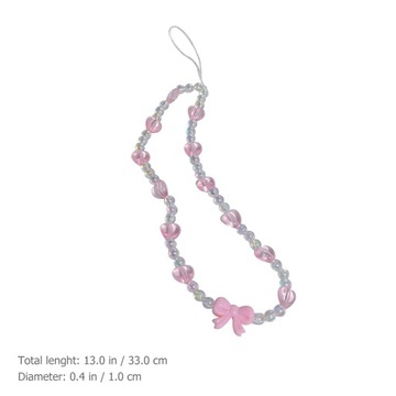 Ремешок из бисера для мобильного телефона.