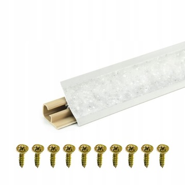 Listwa Kuchenna Przyblatowa do Blatu Blatowa PCV 23mm STONE GRIGIO 1,5mb
