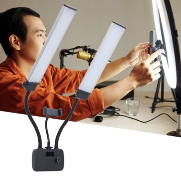 Двойной светодиодный заполняющий светильник 45 Вт, от 3000 до 6500 К CU