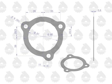 Комплект прокладок для двигателя С-330 Original Ursus.