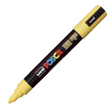 MARKER POSCA PC-5M UNI Z FARBĄ PLAKATOWĄ SŁOM ŻOŁT