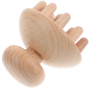 Массажер, массажная расческа, ручная деревянная мышца