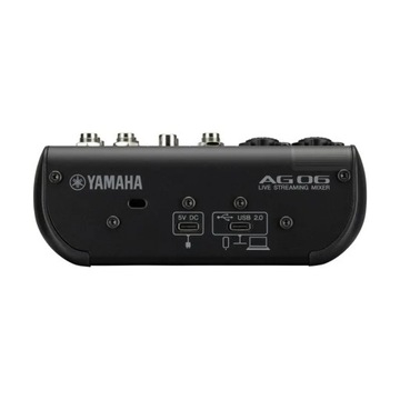 Yamaha AG06MK2 BL 6-канальный аналоговый микшер с аудиоинтерфейсом USB