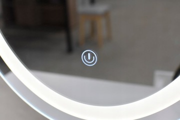 TOALETKA z lustrem LED kosmetyczna skandynawska