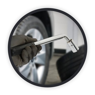 Телескопический колесный ключ 1/2 + Головки 17/19 21/23