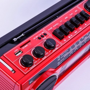 БУМБОКС РЕТРО BLUETOOTH Радио FM/AM/SW USB SD