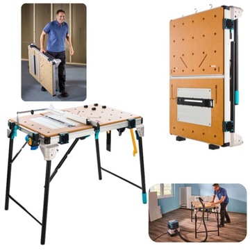 Stół rozkładany WOLFCRAFT stół warsztatowy stół roboczy stół WOLFCRAFT stół