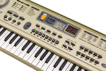 Портативная КЛАВИАТУРА для детей, обучающих играм, USB-ПОРТУ, орган с МИКРОФОНОМ