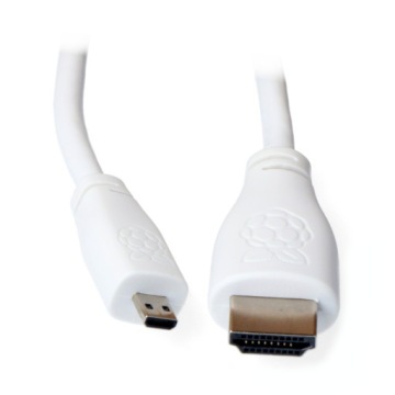 Przewód microHDMI - HDMI 2.0 - oryginalny dla RPi