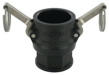 Gniazdo Camlock typ D PP Arag, gwint wew. 1 1/4 18105D
