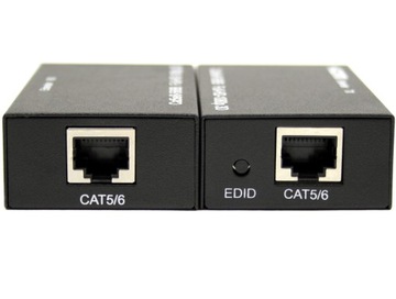 КОНВЕРТЕР HDMI Витая пара УДЛИНИТЕЛЬ LAN 60M 3D RJ45 RX УДЛИНИТЕЛЬНЫЙ КАБЕЛЬ