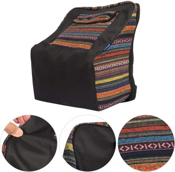 Красочная сумка-аккордеон в стиле кантри