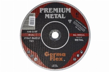 Tarcza do cięcia metalu 125x1x22 GermaFlex Premium