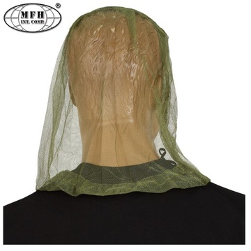 ВОЕННАЯ МОСКИТНАЯ СЕТКА ДЛЯ ШАПКИ И ГОЛОВЫ СЕТКА MFH