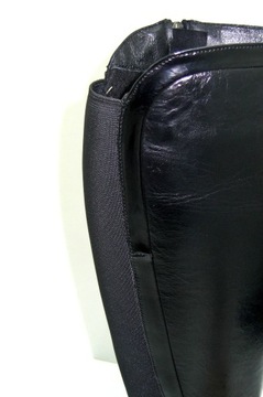 -% Женские ботинки, ЧЕРНЫЕ, УТЕПЛЕННЫЕ КОЖАНЫЕ Сапоги, размер 37